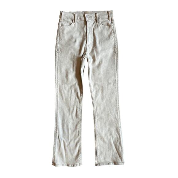 NWOT Mother The Hustler Flood Feather Grey High Rise Jeans Size 28 - Picture 5 of 13